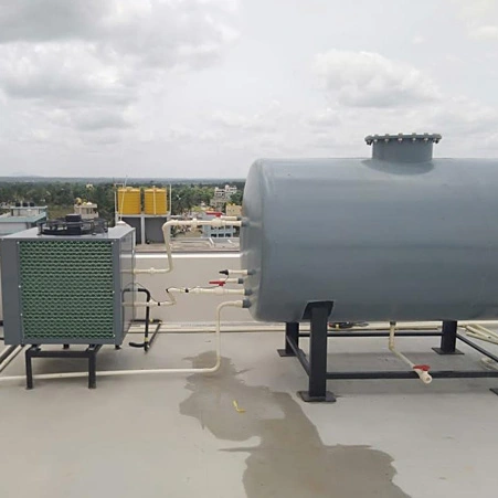 Commercial water heater pumps